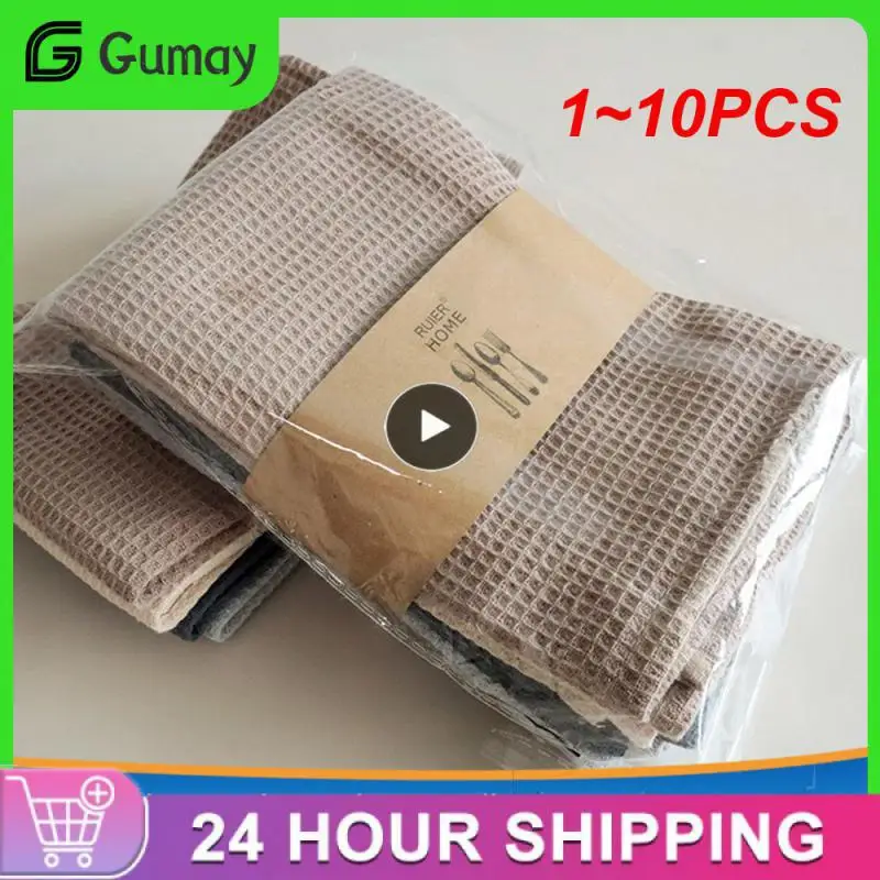 1~10PCS Household Scrubbing Cloth Plain Color Thickened Absorbent Square Towel Pure Cotton Waffles Kitchen Rag Dishwashing Towel
1~10PCS Household Scrubbing Cloth Plain Color Thickened Absorbent Square Towel Pure Cotton Waffles Kitchen Rag Dishwashing Towel