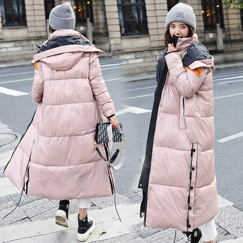 2023 Winter Extended Cotton-padded Jacket Down Coat for Women Thick Parkas Large Size Overcoat Lady Windproof Warm Hooded Coats
2023 Winter Extended Cotton-padded Jacket Down Coat for Women Thick Parkas Large Size Overcoat Lady Windproof Warm Hooded Coats