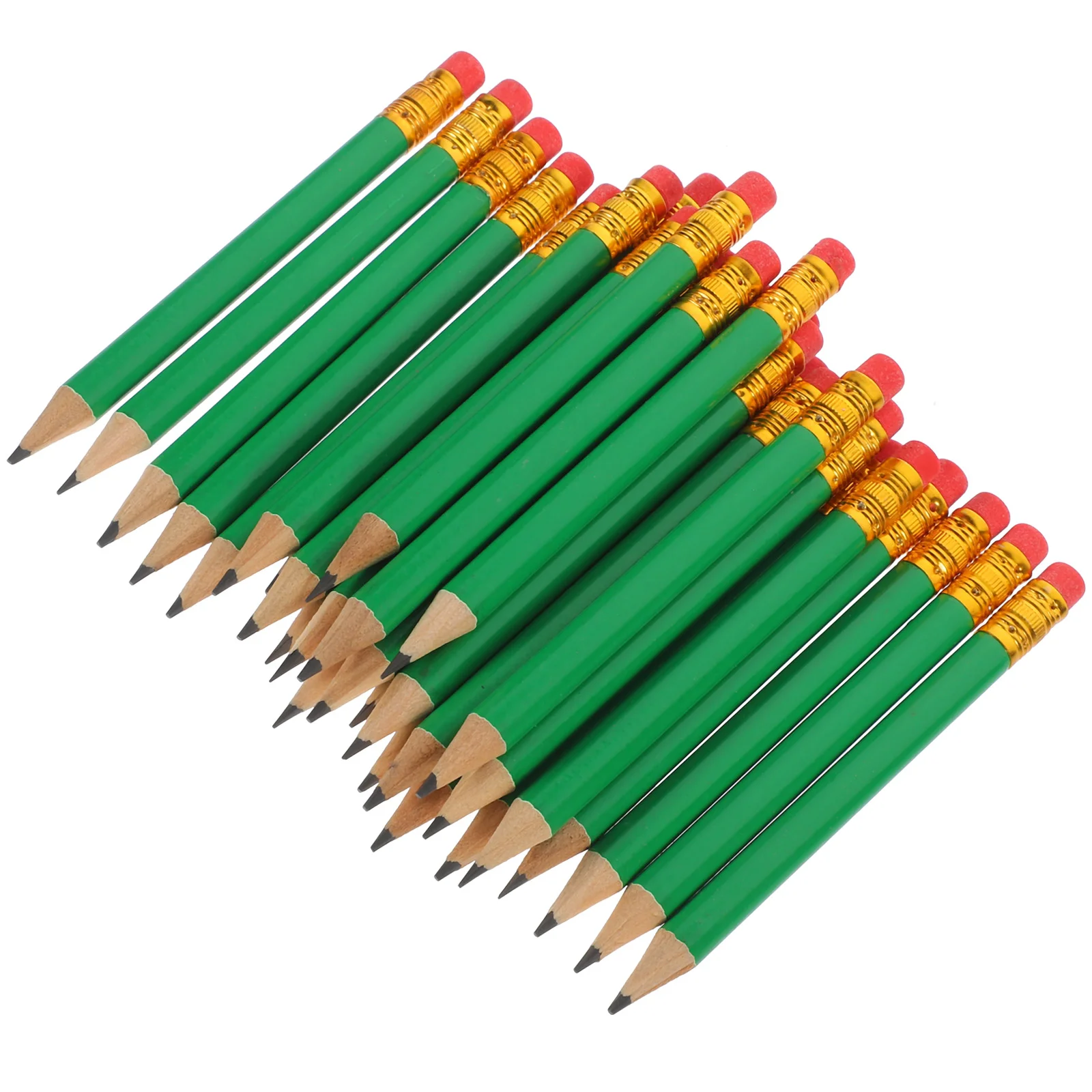 

72 шт. короткие карандаши для скетчей, маленькие школьные принадлежности, деревянный Карманный студенческий Карандаш Для Гольфа