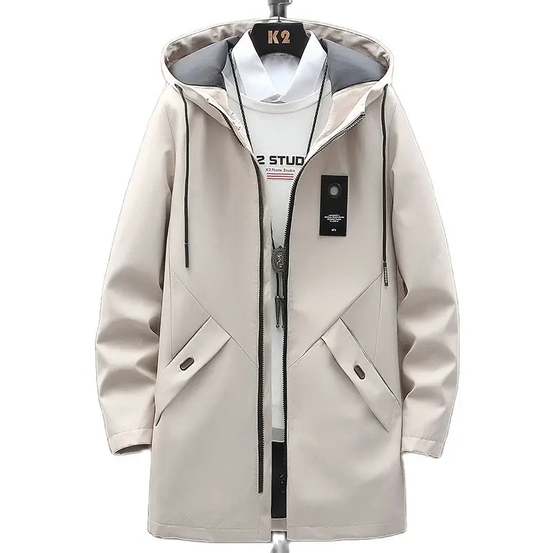 Men's Jacket Spring and Autumn 2023 New Men's Coats Thin Casual Hooded Mid Length Windbreaker Parkas
Men's Jacket Spring and Autumn 2023 New Men's Coats Thin Casual Hooded Mid Length Windbreaker Parkas