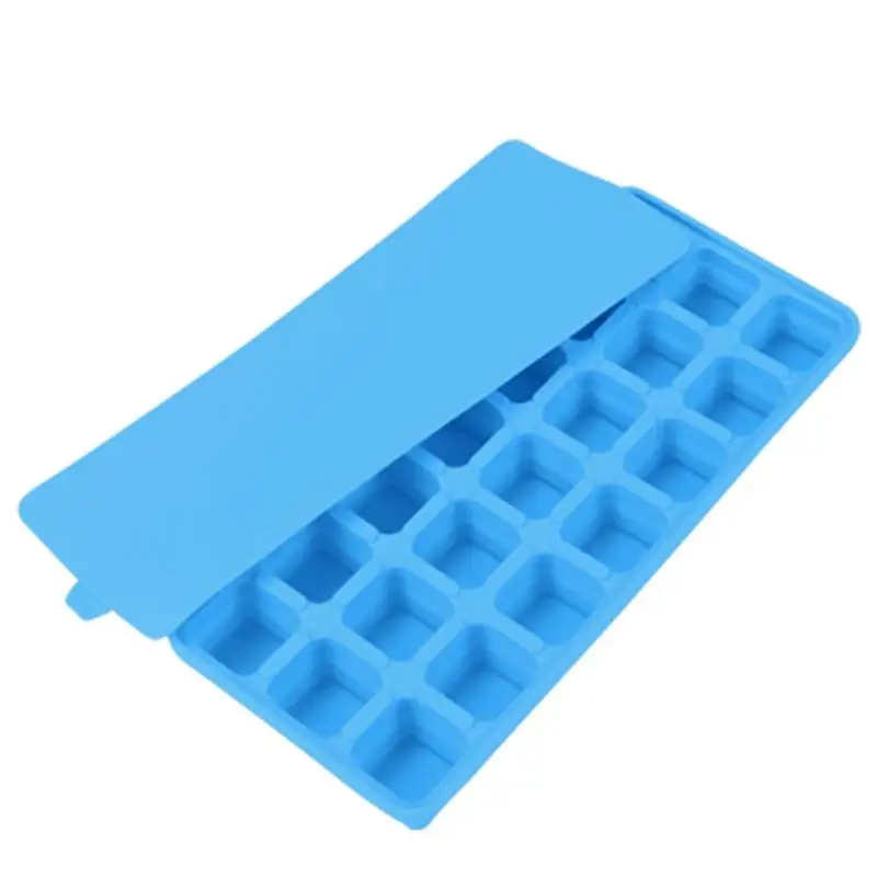 

21 Grids Big Ice Cube Maker Silicone Ice Maker Popsicle Mold For Whiskey Cocktail Brandy Large Cubitera Ice Tray Ice Cube Mold