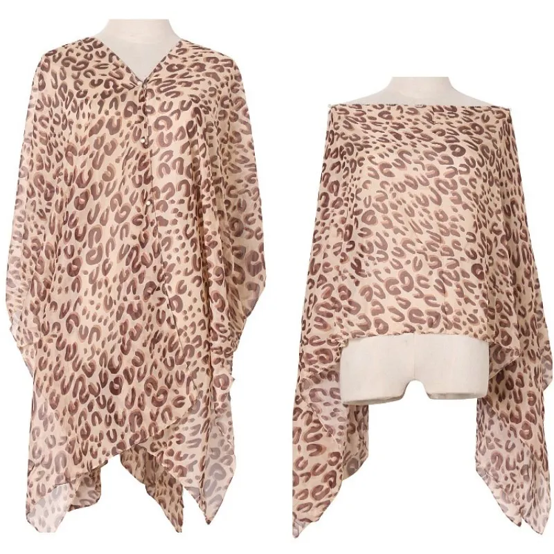Новинка 2022, Женская Солнцезащитная шаль с леопардовым принтом, Женская шаль с принтом, летняя шаль, накидки-пончо цвета хаки
Новинка 2022, Женская Солнцезащитная шаль с леопардовым принтом, Женская шаль с принтом, летняя шаль, накидки-пончо цвета хаки