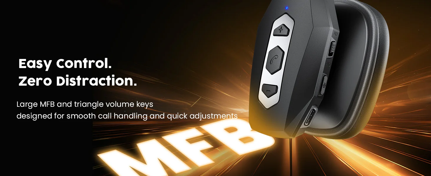 S7124e07850384bd4abe4658d9b6fbbf6z Trucker Bluetooth Headset with Charging Base, Wireless Hands-Free Headset with Noise Canceling Mic & Mute Button, 56Hrs Working