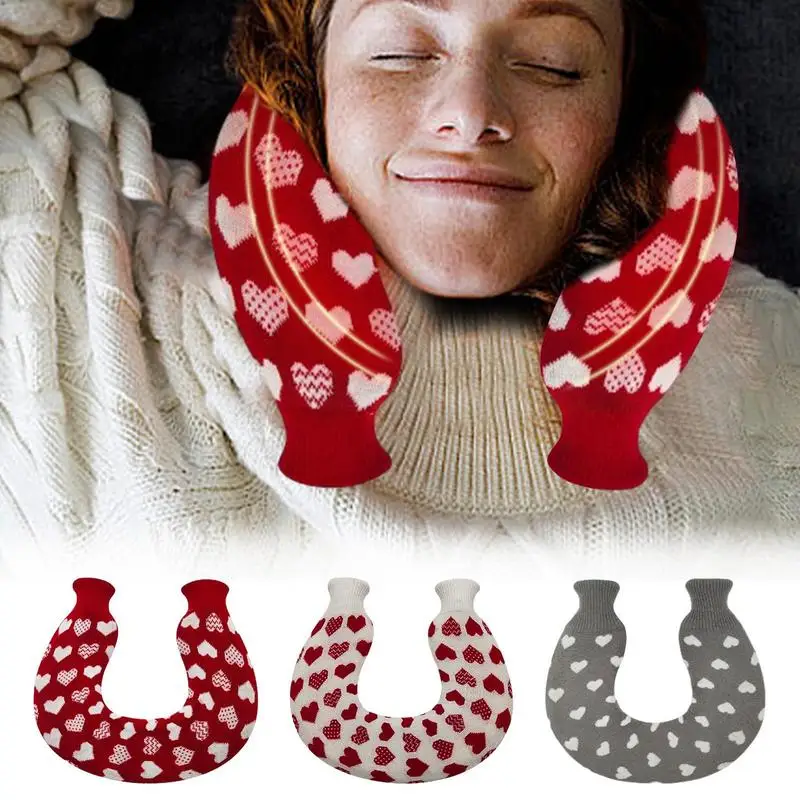 U Shaped Hot Water Bottle Bag Cute Neck Warmer Hot Water Bottle With Removable Cover Washable Warm Shoulder Winter Supplies
U Shaped Hot Water Bottle Bag Cute Neck Warmer Hot Water Bottle With Removable Cover Washable Warm Shoulder Winter Supplies