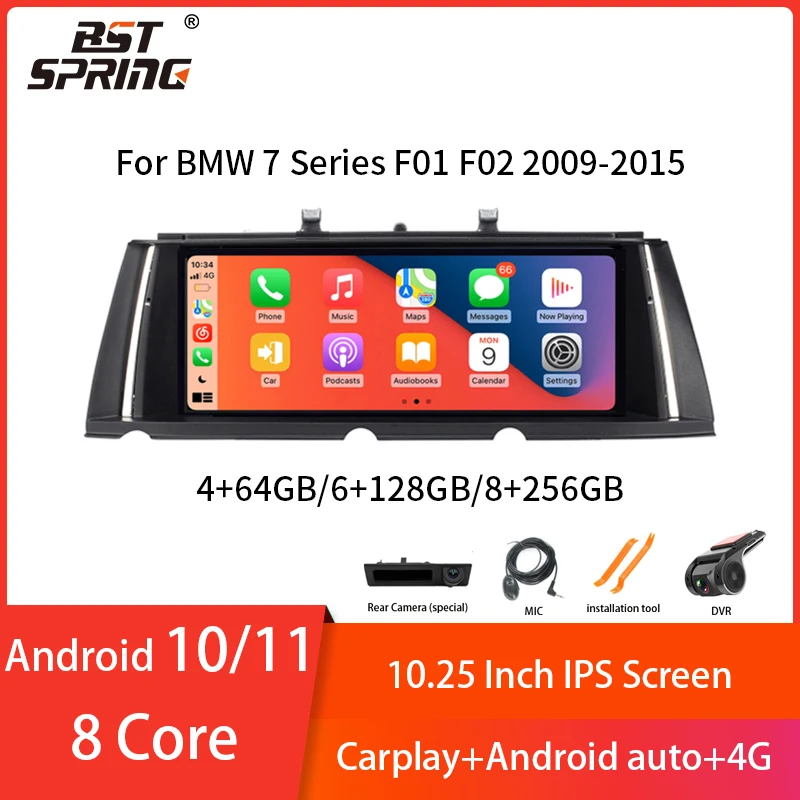 Android 11.0 Car Radio For BMW 7 Series F01 F02 2009-2012 Multimedia Video Player 4G WIFI GPS Navigation Carplay DVD Head unit
Android 11.0 Car Radio For BMW 7 Series F01 F02 2009-2012 Multimedia Video Player 4G WIFI GPS Navigation Carplay DVD Head unit