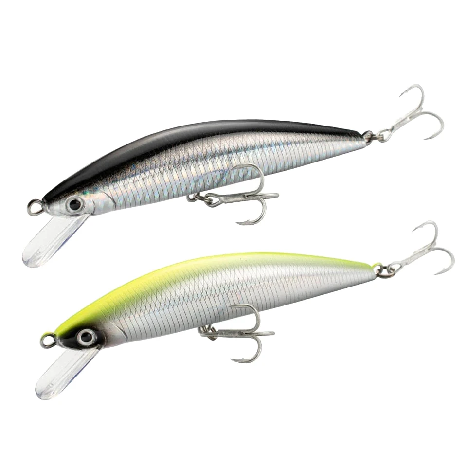 

1PCS 13cm 40g 15cm 60g Sinking Minnow Fishing Lures Wobbling Bait For Seabass Pesca Leurre Artificial Hard Lure Fishing Tackle