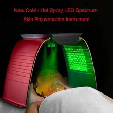 

2 IN 1 7 Color LED Photon Face Mask Machine Whitening Skin Rejuvenation Devices Salon Skin Mouisture Anti Wrinkle Skin Care Tool