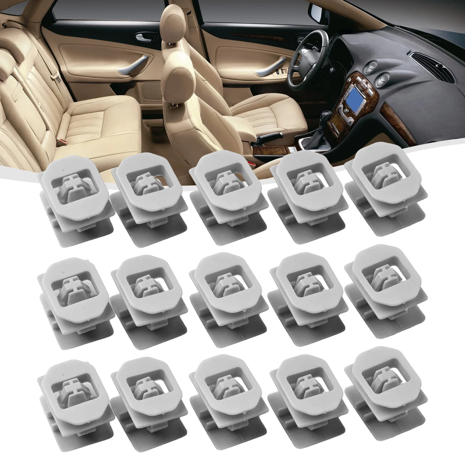 15PCS Car Exterior Rocker Molding Clips W716350-S300 For Ford For Fusion 2013-2020 For Ford For Five Hundred 2005-2007 Accessory
15PCS Car Exterior Rocker Molding Clips W716350-S300 For Ford For Fusion 2013-2020 For Ford For Five Hundred 2005-2007 Accessory