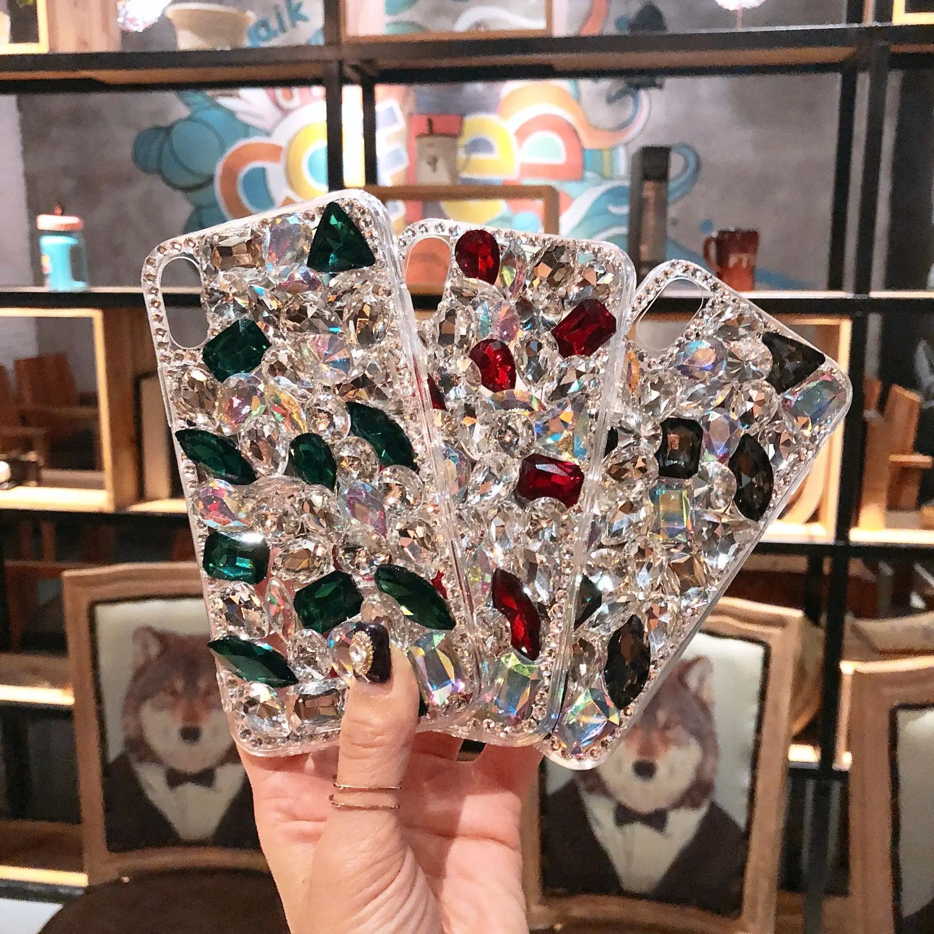 Soft Phone Case Cover for iPhone, Luxury Bling, Crystal Diamonds, Rhinestone 3D Stones, For iPhone 14, 15, 12, 13 Pro MAX, X
Soft Phone Case Cover for iPhone, Luxury Bling, Crystal Diamonds, Rhinestone 3D Stones, For iPhone 14, 15, 12, 13 Pro MAX, X