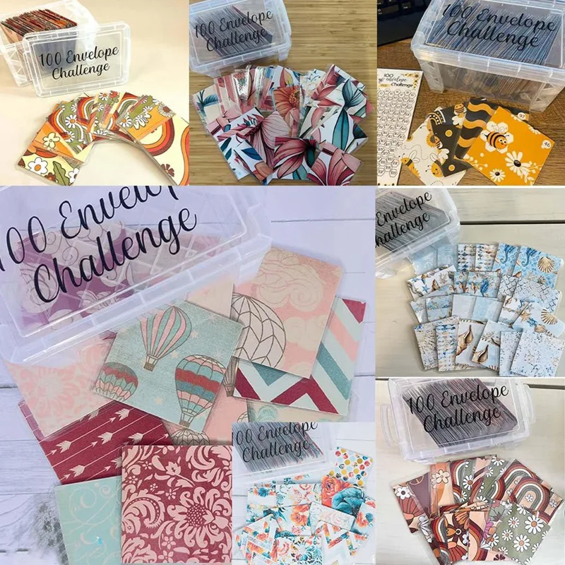 100 Envelopes Money Saving Challenge Budget Planning Handbook Mastering The Progress With Storage Box For Repay
100 Envelopes Money Saving Challenge Budget Planning Handbook Mastering The Progress With Storage Box For Repay