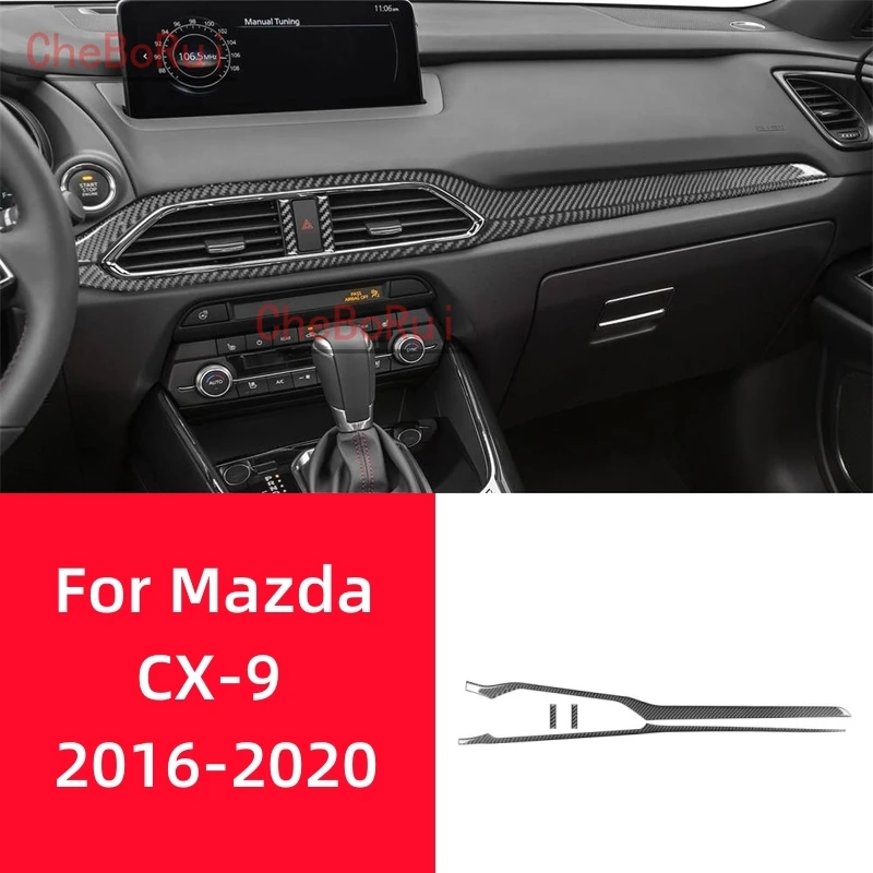 Аксессуары для Mazda CX-9 2016-2023, декоративная полоса из углеродного волокна для салона автомобильной центральной консоли, наклейки на рамку
Аксессуары для Mazda CX-9 2016-2023, декоративная полоса из углеродного волокна для салона автомобильной центральной консоли, наклейки на рамку