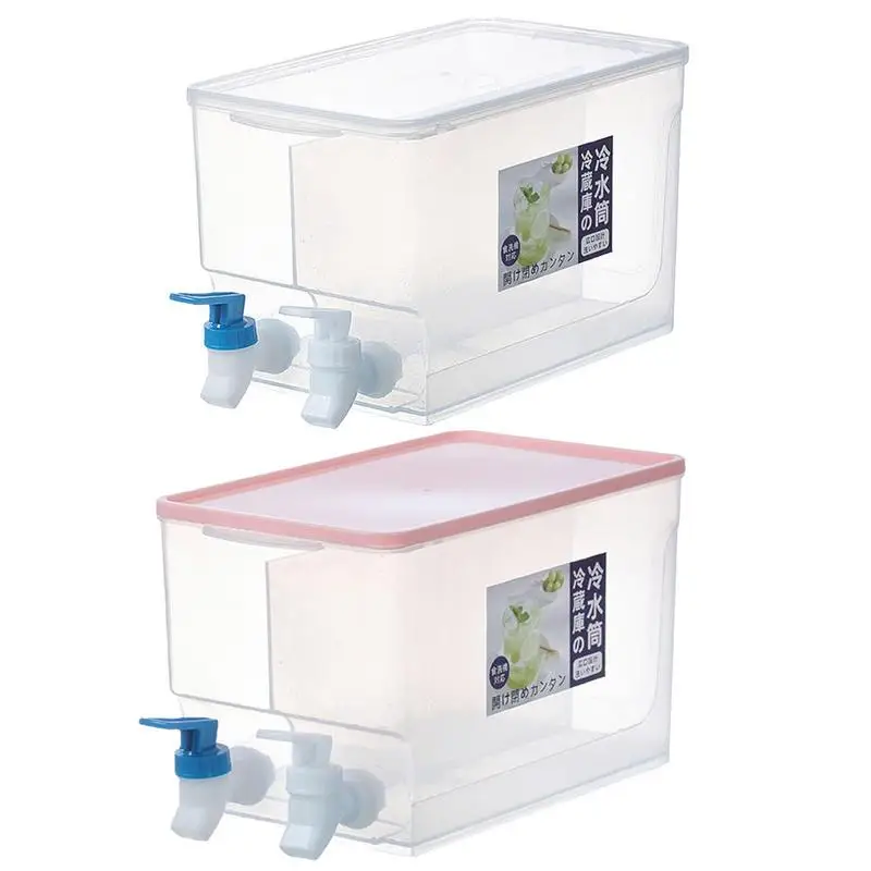 5.2L Cold Water Kettle With Faucet Refrigerator Cool Water Bucket Lemonade Bottle Beverage Water Dispenser Drinkware For Summer
5.2L Cold Water Kettle With Faucet Refrigerator Cool Water Bucket Lemonade Bottle Beverage Water Dispenser Drinkware For Summer