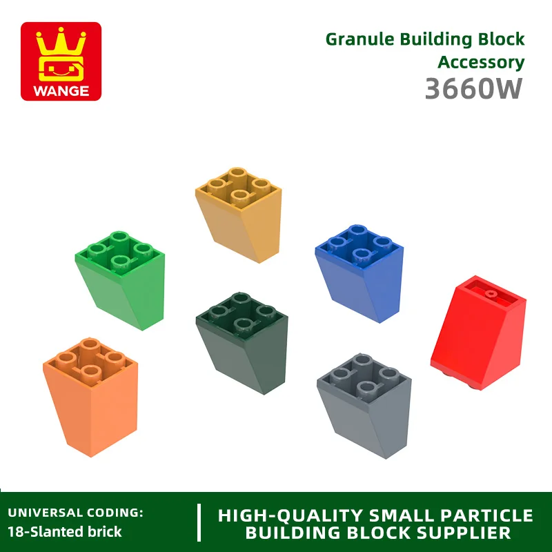 20 Pcs/lot 1x4 Slope Face Reverse Block Moc Color Accessories Compatible with 3660W Brick DIY Children's Toy Assembly Parts
20 Pcs/lot 1x4 Slope Face Reverse Block Moc Color Accessories Compatible with 3660W Brick DIY Children's Toy Assembly Parts