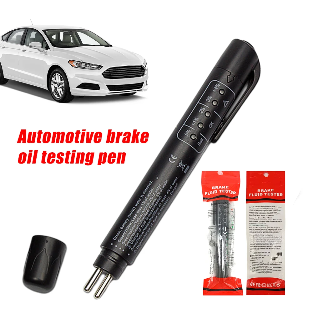 Car Brake Fluid Test Pen 5 LED Indicator DOT 3 DOT 4 DOT 5 Brake Fluid Tester Car Brake Oil Testing Tool
Car Brake Fluid Test Pen 5 LED Indicator DOT 3 DOT 4 DOT 5 Brake Fluid Tester Car Brake Oil Testing Tool