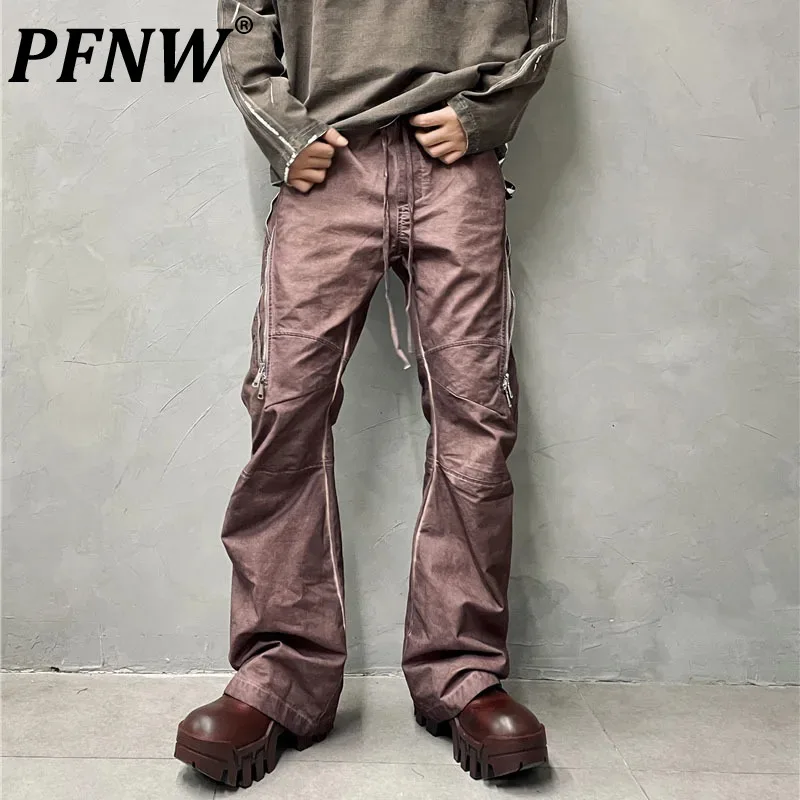PFNW Niche Design Patchwork Distressed Washed Zippers Workwear Pants Personalized Trendy Wide Leg Men's Tide Military 12Z7209
PFNW Niche Design Patchwork Distressed Washed Zippers Workwear Pants Personalized Trendy Wide Leg Men's Tide Military 12Z7209