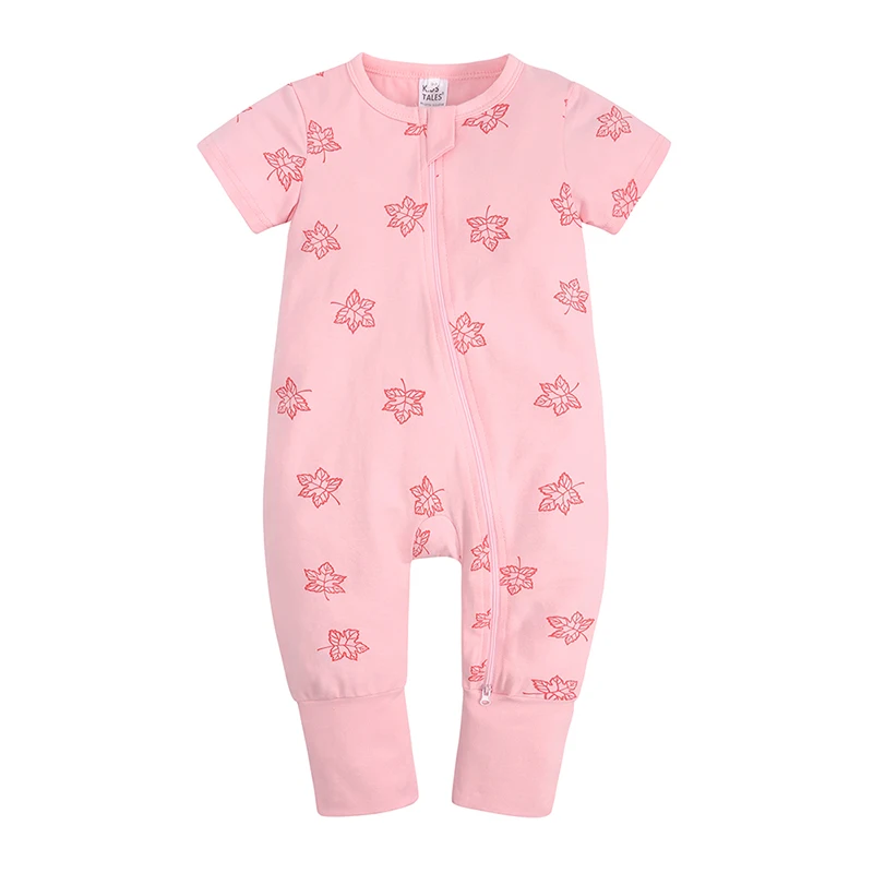 Essentials Kids Tales Summer Toddler Boy Clothes Baby Girls Sleepsuit Zipper Rompers Cotton O-neck Short Sleeve Bodysuit 3-24M 3 S7131832937c94e58b08e49dd01b87a05a