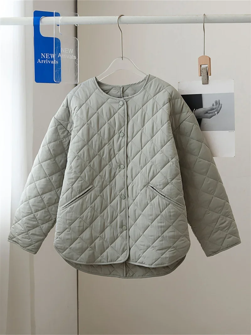 Women's Parkar 2023 New Fall Winter O-Neck Single Breasted Solid Color Loose Casual Long Sleeve Coat
Women's Parkar 2023 New Fall Winter O-Neck Single Breasted Solid Color Loose Casual Long Sleeve Coat