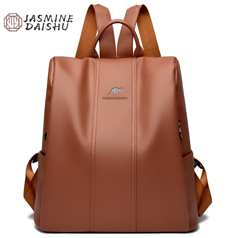 High Quality Backpack for womens Designer Leather Travel Backpack Women Leather Backpacks Sac A Dos School Bag for Teenage Girls
High Quality Backpack for womens Designer Leather Travel Backpack Women Leather Backpacks Sac A Dos School Bag for Teenage Girls
