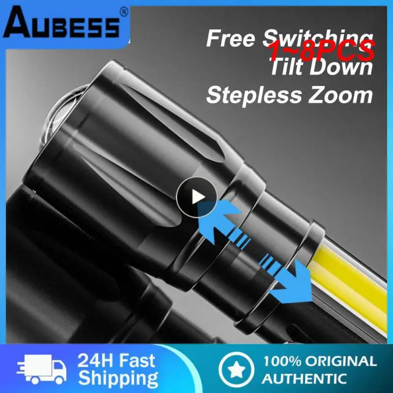 1~8PCS Portable rechargeable zoom led flashlight XP-G Q5 Lamp Lantern 2000Lumen Adjustable Penlight Waterproof mini Led
1~8PCS Portable rechargeable zoom led flashlight XP-G Q5 Lamp Lantern 2000Lumen Adjustable Penlight Waterproof mini Led