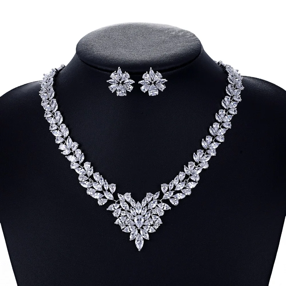 CZ Zircon Bridal Wedding Necklace Earring Set Jewelry Sets for Women Accessories, african jewelry set
CZ Zircon Bridal Wedding Necklace Earring Set Jewelry Sets for Women Accessories, african jewelry set