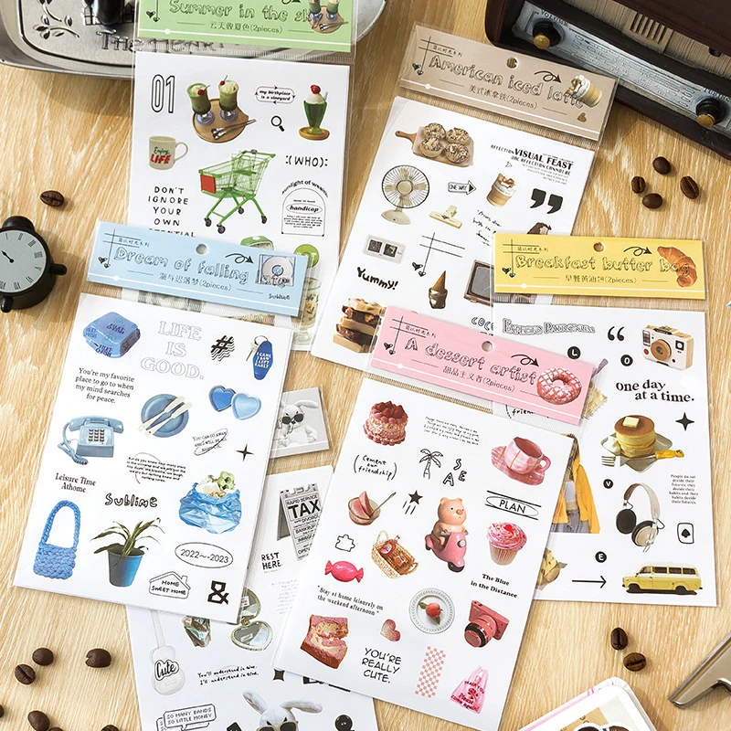 2 Sheets Creative Sweet Food Stickers For Daily Life Stuff Decoration Poster Crafts Scene Stationary School Supplies
2 Sheets Creative Sweet Food Stickers For Daily Life Stuff Decoration Poster Crafts Scene Stationary School Supplies