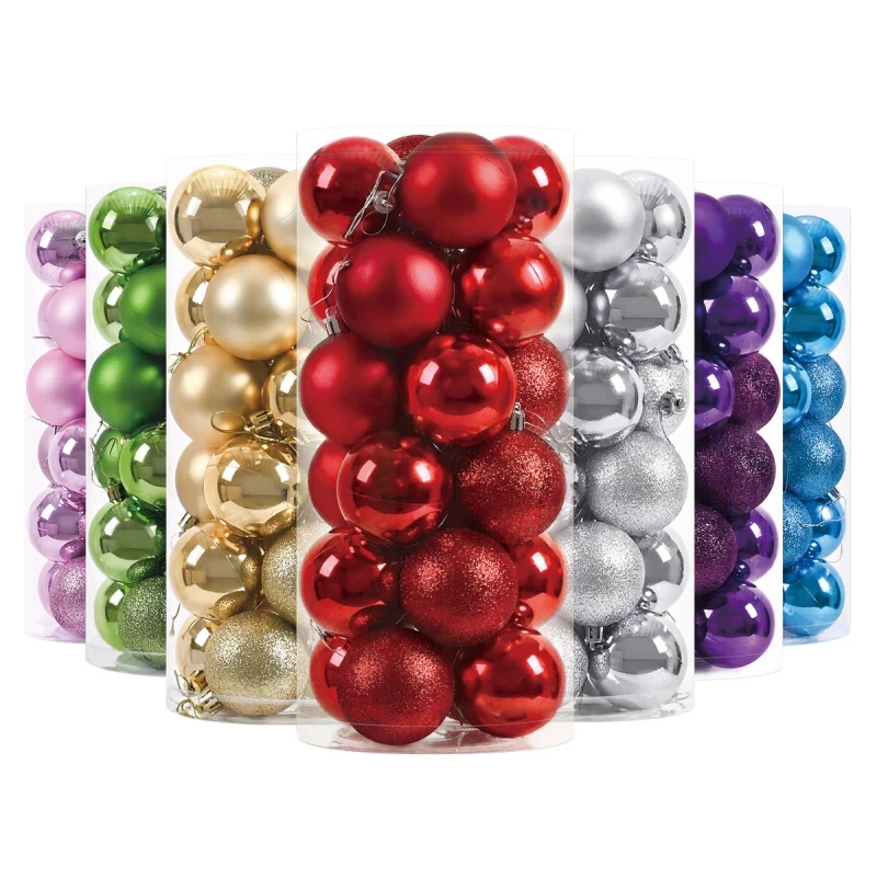 Christmas Decoration Tree Balls Christmas Decoration Balls Shatterproof Set of 24 Diameter 6cm
Christmas Decoration Tree Balls Christmas Decoration Balls Shatterproof Set of 24 Diameter 6cm