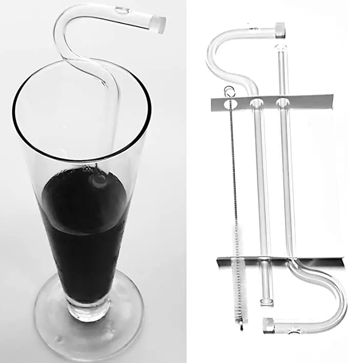New Reusable Glass Straw Creative Curved High Borosilicate Straw Juice Cup, Anti-wrinkle Straw Cup, Anti-lip Wrinkle Straw 
New Reusable Glass Straw Creative Curved High Borosilicate Straw Juice Cup, Anti-wrinkle Straw Cup, Anti-lip Wrinkle Straw