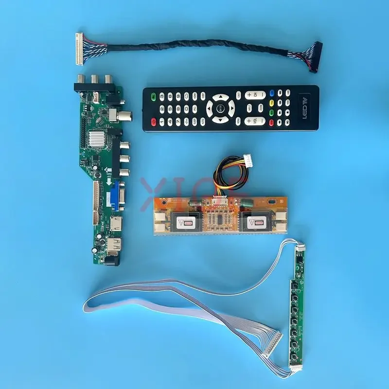 Плата драйвера для LM215WF1 LM215WF2 LM215WF3 1920*1080 ЖК-дисплей DVB цифровой сигнал USB + HDMI + VGA + AV + IR 4CCFL LVDS-30Pin DIY Kit
Плата драйвера для LM215WF1 LM215WF2 LM215WF3 1920*1080 ЖК-дисплей DVB цифровой сигнал USB + HDMI + VGA + AV + IR 4CCFL LVDS-30Pin DIY Kit