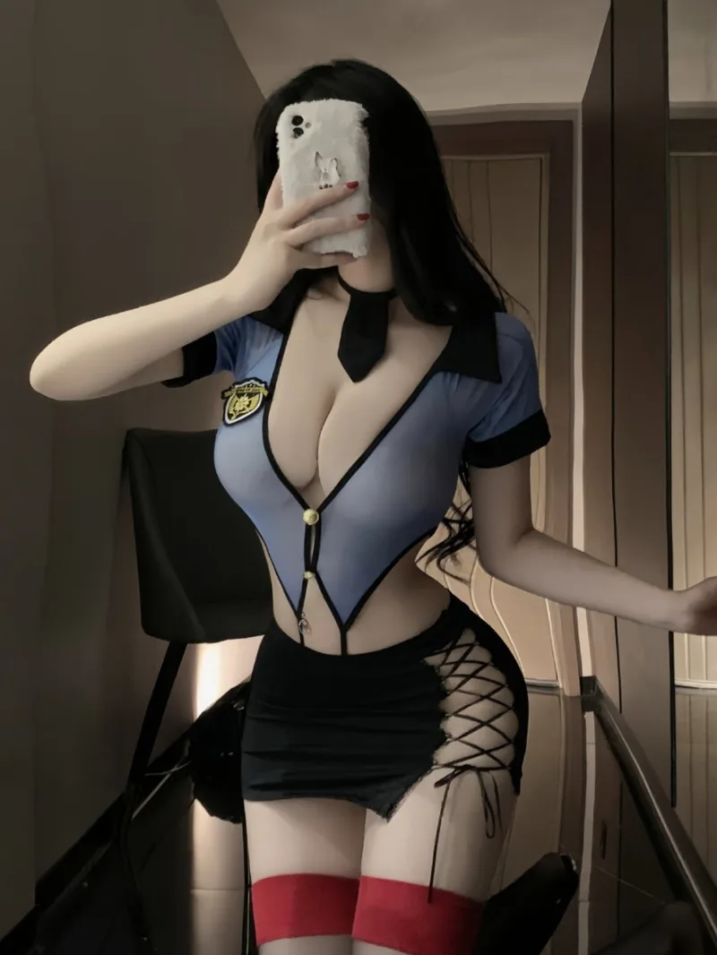 Sexy Uniform Elegant Secretary Role Playing Wrap Hip Skirt Set Side Hollow Out Bandage Erotic V Neck Passion Romantic Tops 1TBB
Sexy Uniform Elegant Secretary Role Playing Wrap Hip Skirt Set Side Hollow Out Bandage Erotic V Neck Passion Romantic Tops 1TBB