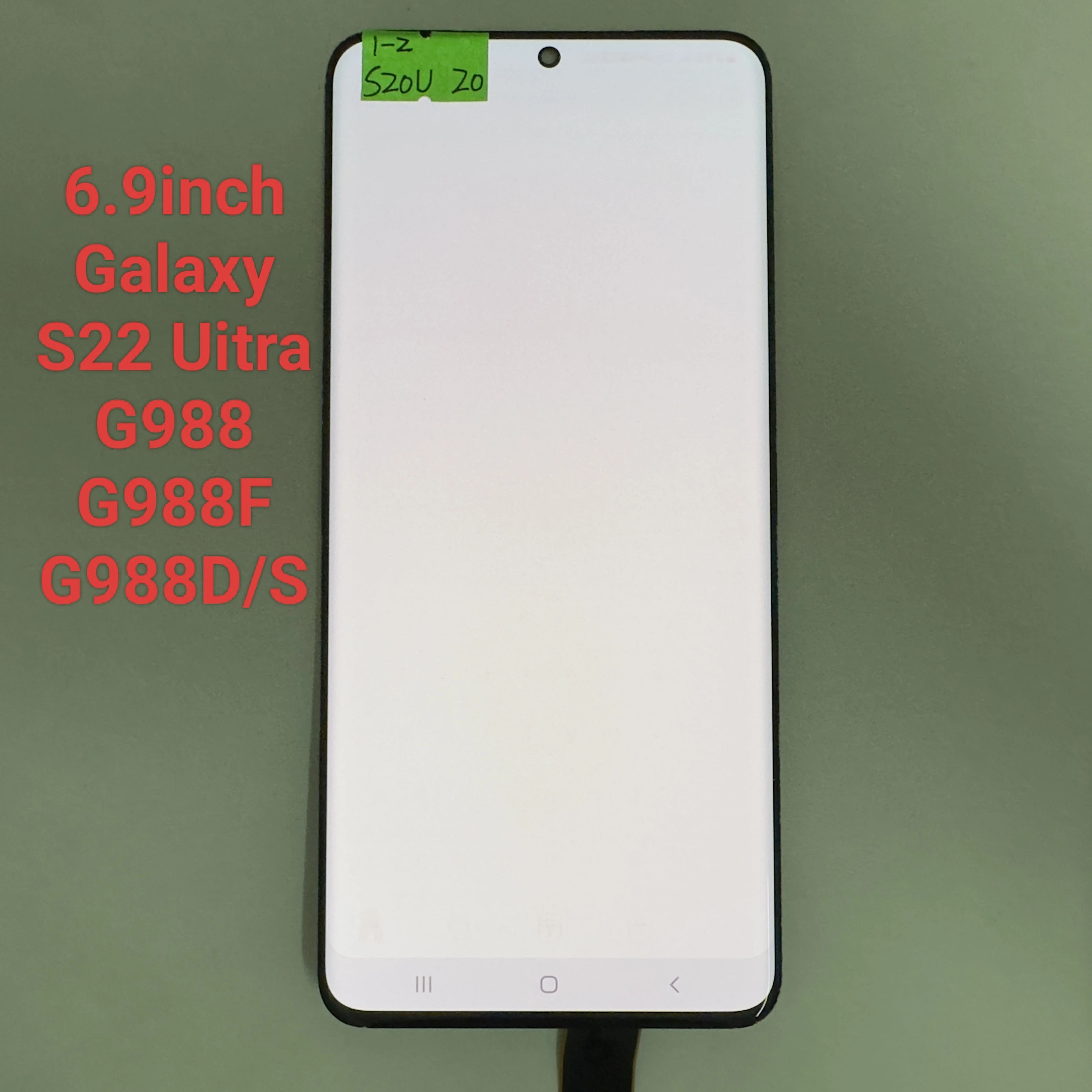 

100% original combustion shadow series, Galaxy S20 Ultra 5G suitable for SM-G988 G988F G988U G988D/S LCD display screen assembly