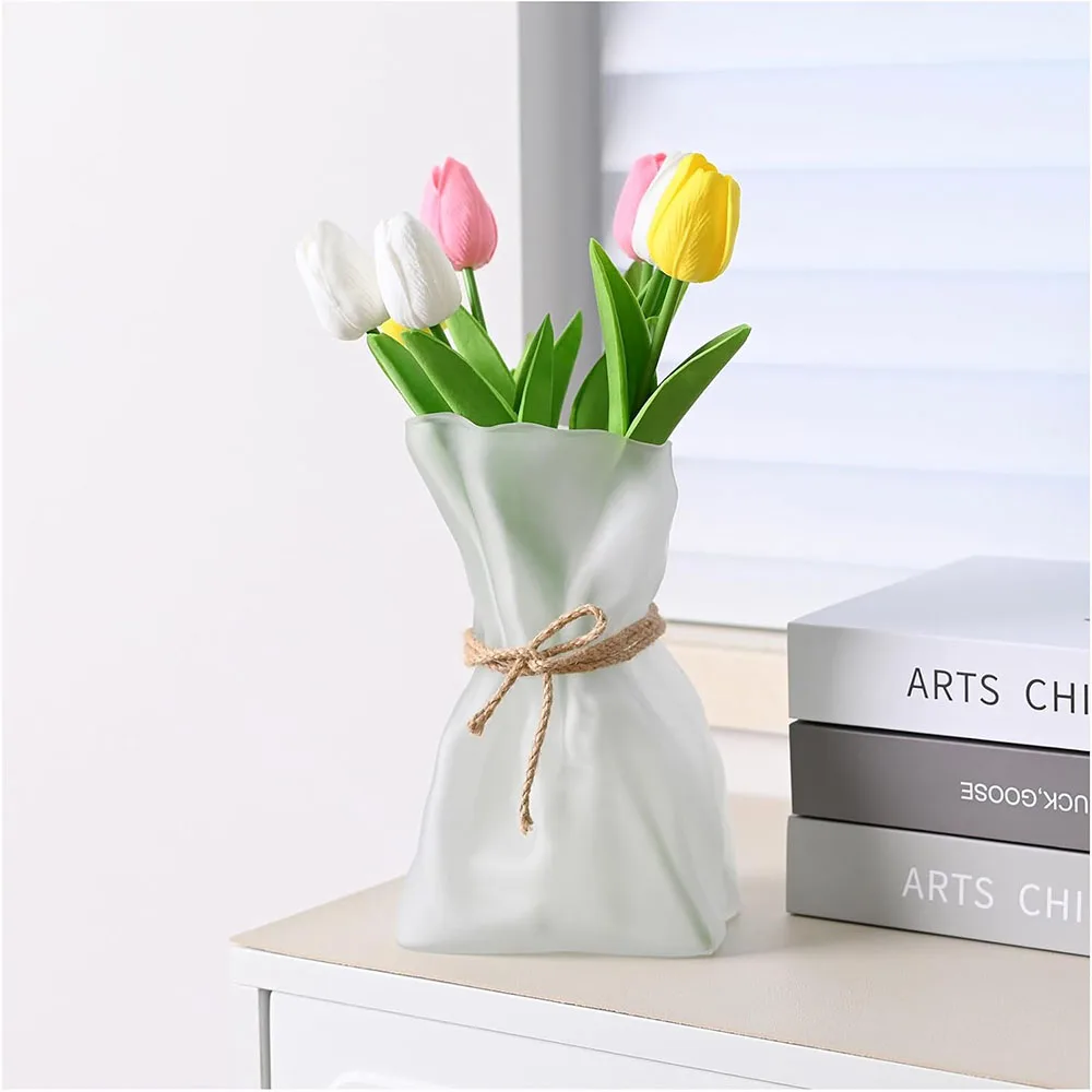 Glass Vase Irregular Shaped Flower Vase Art Decorative Flower Vase for Wedding, Dinning, Bookshelf, Home Decoration or Gift
Glass Vase Irregular Shaped Flower Vase Art Decorative Flower Vase for Wedding, Dinning, Bookshelf, Home Decoration or Gift