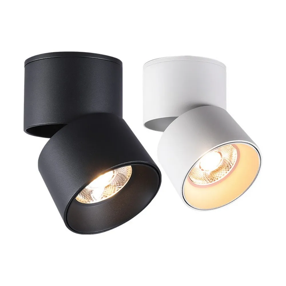 

Dimmable LED Downlights Ceiling light COB Spotlights 7W 10W 12W 15W18W 20W24W 90° Folding 360° Rotation AC85-265 Interior lights