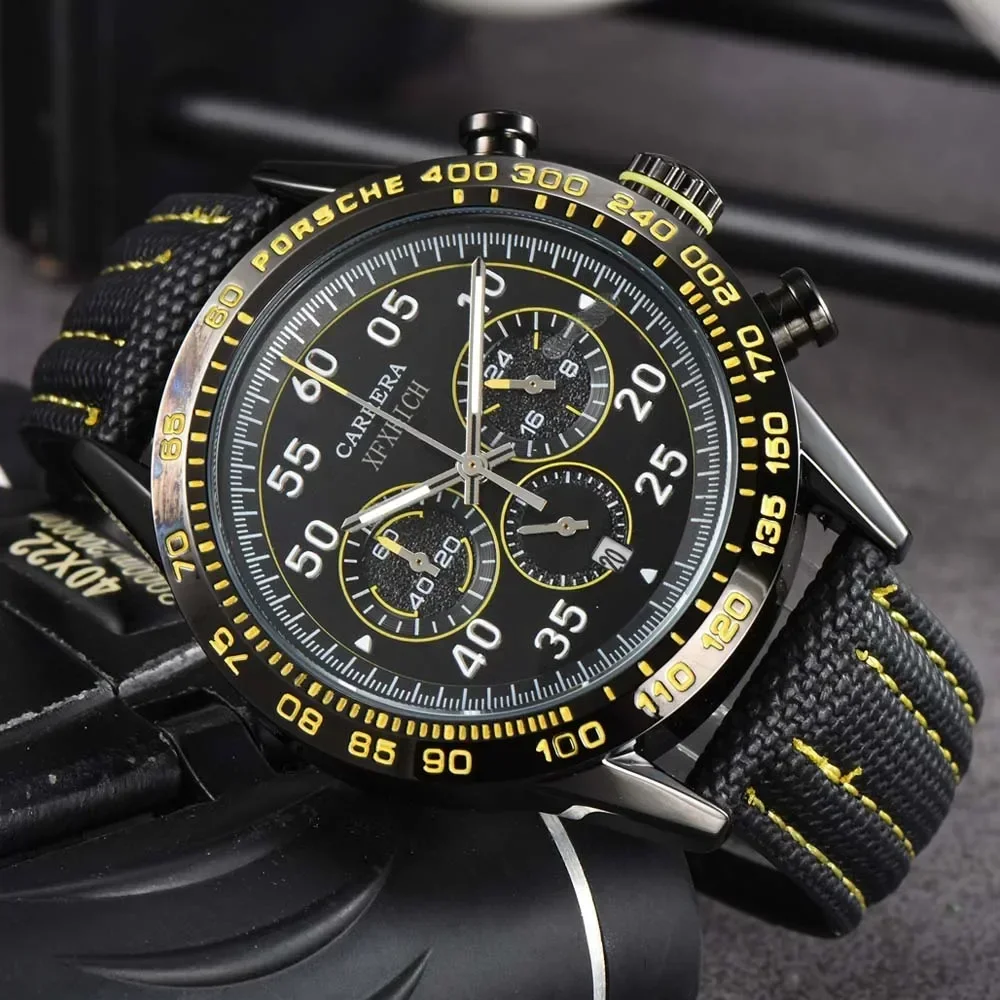 

Top Hot Original Brand Quartz Watches for Men Multifunction Waterproof WristWatch Business Chronograph Automatic Date AAA Clocks