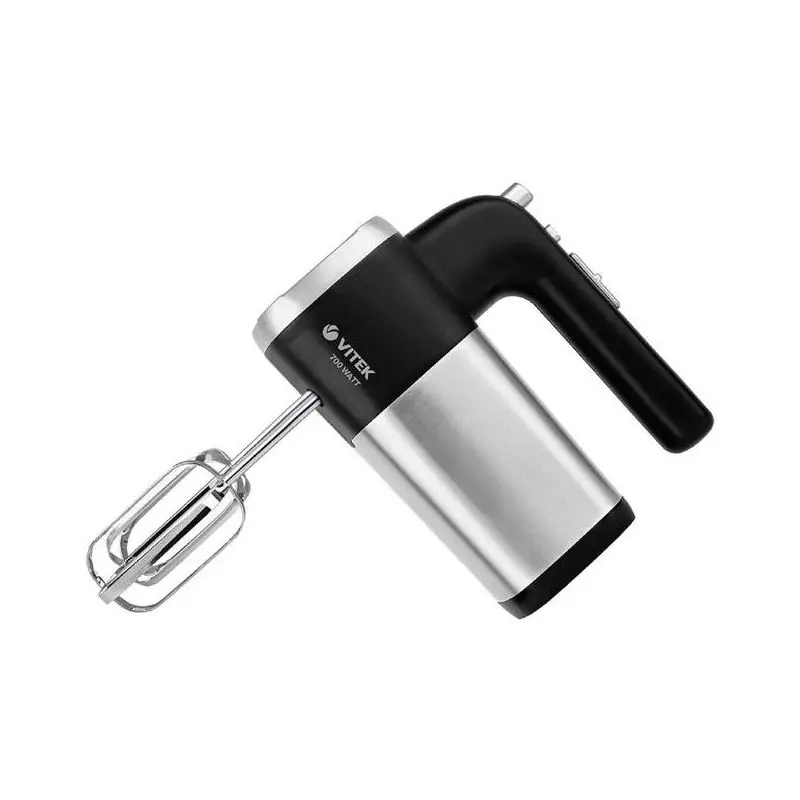 Миксер Vitek VT-1400(ST) (5 скоростных режимов; турбо-режим; 2 насадки)