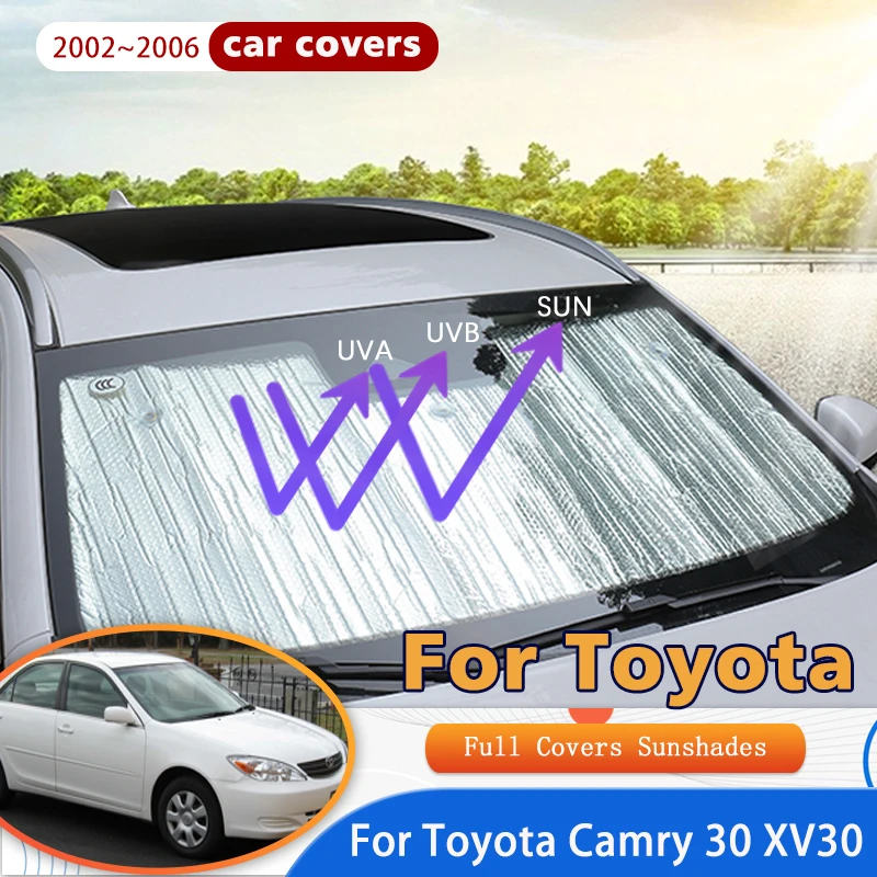 Full Covers Sunshades For Toyota Camry 30 XV30 2002~2006 2003 2005 Car Accessories Sun Protection Windshields Side Window Visor
Full Covers Sunshades For Toyota Camry 30 XV30 2002~2006 2003 2005 Car Accessories Sun Protection Windshields Side Window Visor