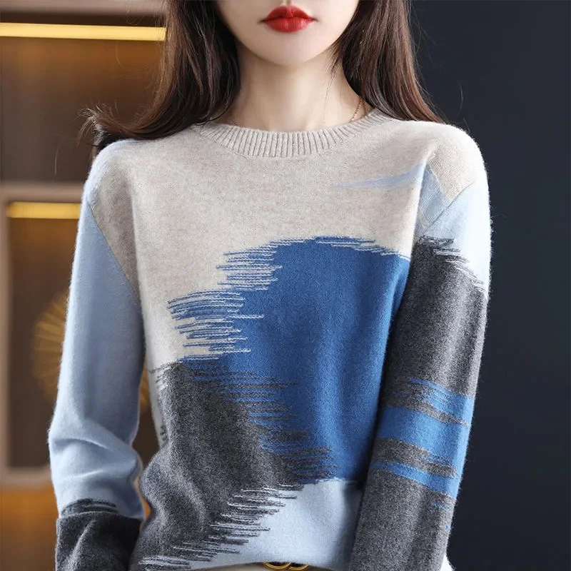 2024 Women Sweater Spring Autumn Long Sleeve O-neck Pullovers Warm Bottoming Shirts Korean Fashion Sweater Knitwear Soft Jumpers
2024 Women Sweater Spring Autumn Long Sleeve O-neck Pullovers Warm Bottoming Shirts Korean Fashion Sweater Knitwear Soft Jumpers