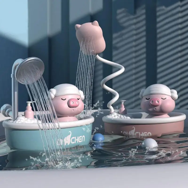Cute Pig Electric Water Spray Baby Bath Toys Bathroom Bubble Machine Bathing Toys Kids Bath And Shower Bathtubs Childen Gifts
Cute Pig Electric Water Spray Baby Bath Toys Bathroom Bubble Machine Bathing Toys Kids Bath And Shower Bathtubs Childen Gifts