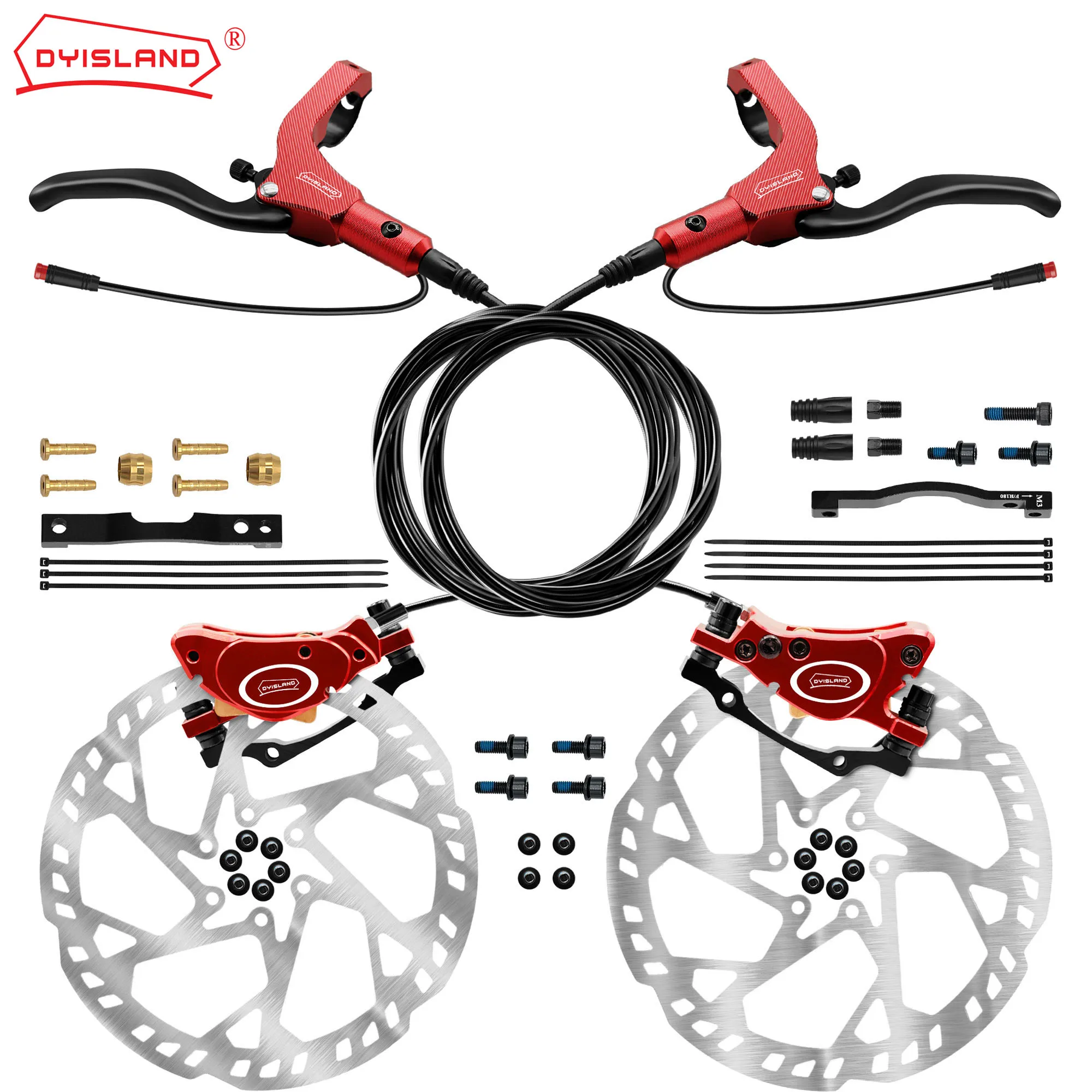 DYISLAND LD200PLUS EBike Hydraulic Disc Brake 2 Piston Power-Off Electric Induction Control System Hydraulic Disc Brake
DYISLAND LD200PLUS EBike Hydraulic Disc Brake 2 Piston Power-Off Electric Induction Control System Hydraulic Disc Brake