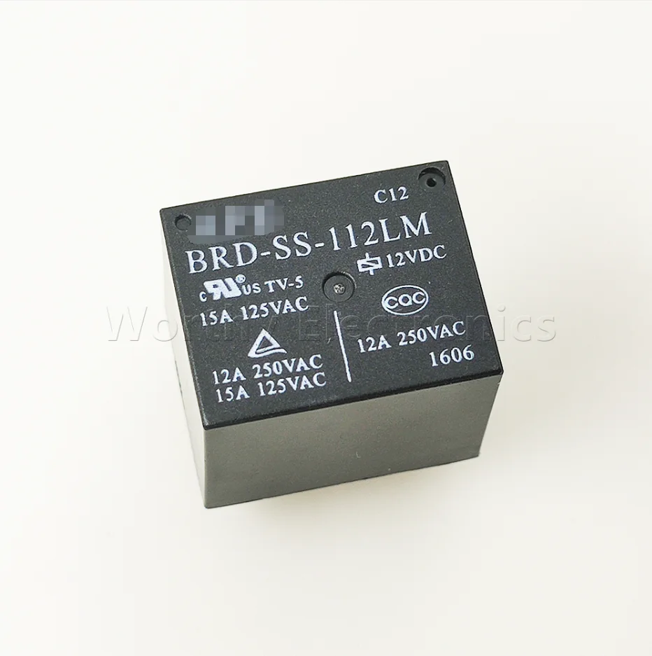 

Free shipping 10pcs/lot BRD-SS-112LM 12A 12V 4-pin relay DIP4