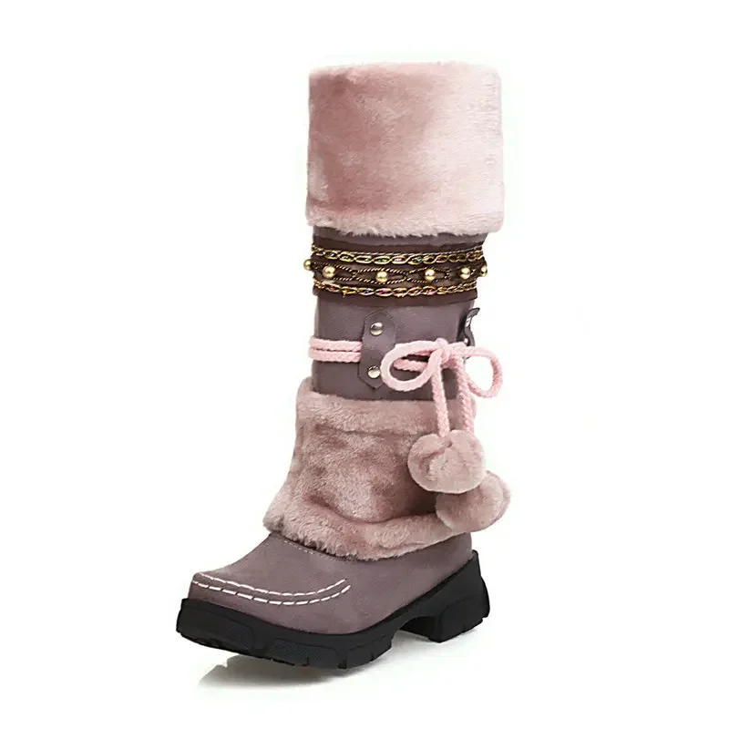New Winter Women's Snow Boots Women's Platform High Street Trend Filled Warm Boots Knight Punk Women's Long Boots
New Winter Women's Snow Boots Women's Platform High Street Trend Filled Warm Boots Knight Punk Women's Long Boots