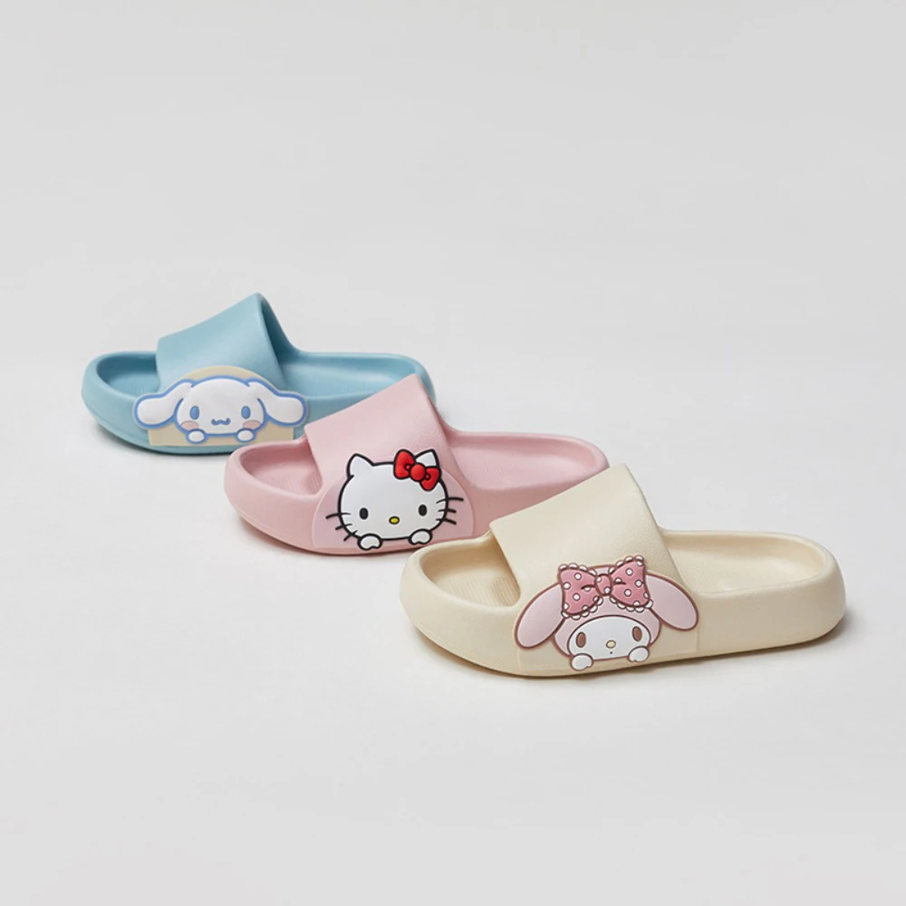 Sanrio Slippers Kawaii Kuromi Home Slippers Summer Sandals Non-slip Soft Soles Cartoon Sanrio Shoes for Women Bathroom Supplies
Sanrio Slippers Kawaii Kuromi Home Slippers Summer Sandals Non-slip Soft Soles Cartoon Sanrio Shoes for Women Bathroom Supplies