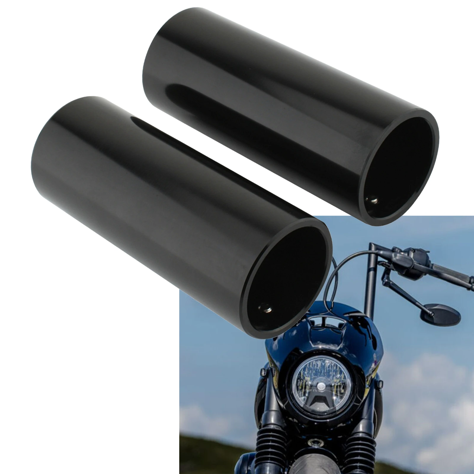Крышки передней амортизационной вилки для мотоцикла Harley Nightster 975 RH975 2022-2023 
Крышки передней амортизационной вилки для мотоцикла Harley Nightster 975 RH975 2022-2023