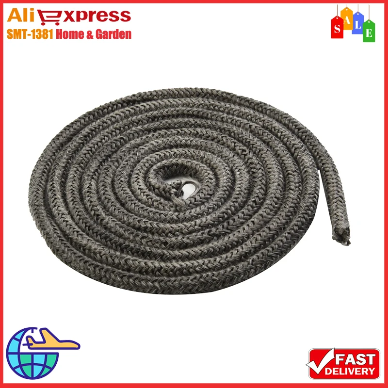 Stove Fireplace Rope Burner Door Sealing Rope 10mm/12mm Fiberglass High Temperature Resistance Woodburner Gasket Cord Black
Stove Fireplace Rope Burner Door Sealing Rope 10mm/12mm Fiberglass High Temperature Resistance Woodburner Gasket Cord Black