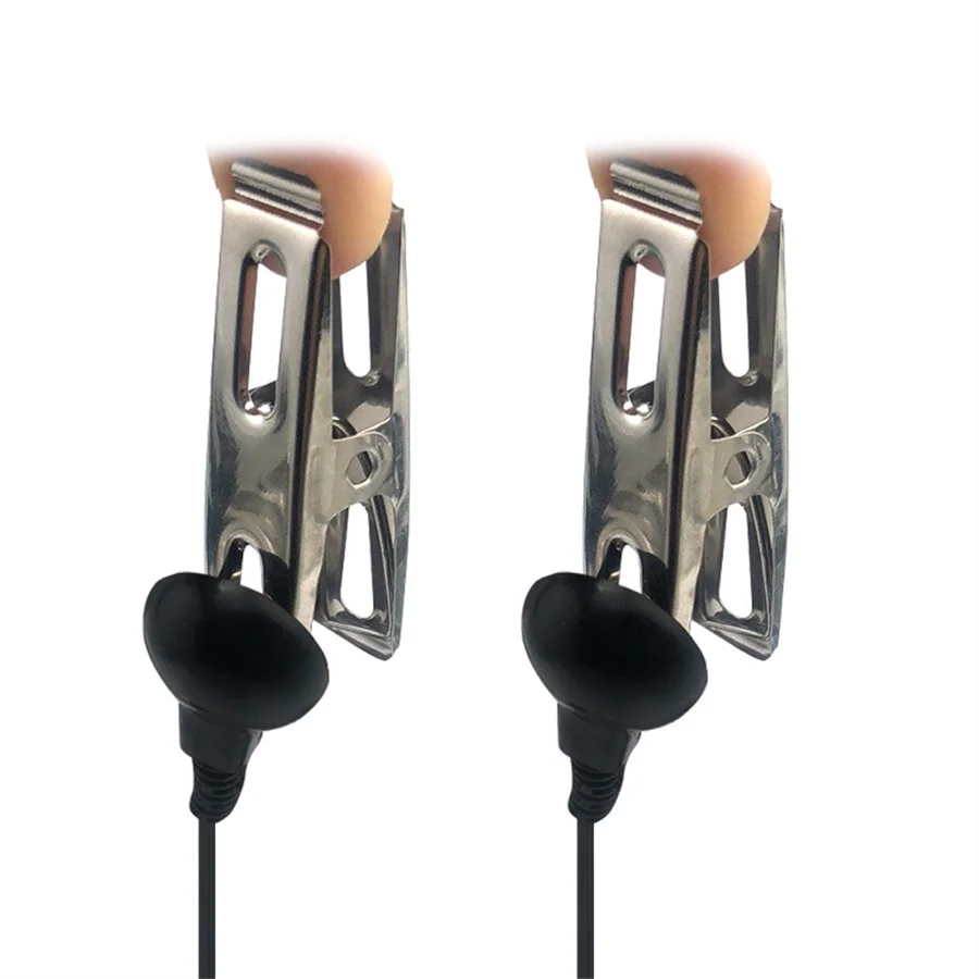 Pinces à seins pour femmes et couples, pinces à seins, pinces à lèvres, jouet à thème médical, choc électrique, jouets sexuels pour les continents, UNIS issement électrique 7.0 2