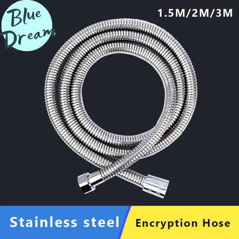 Flexible Shower Hose 304 Stainless Steel Water Head Shower Head Pipe High Water Pressure Bath Explosion-proof Water Pipe
Flexible Shower Hose 304 Stainless Steel Water Head Shower Head Pipe High Water Pressure Bath Explosion-proof Water Pipe