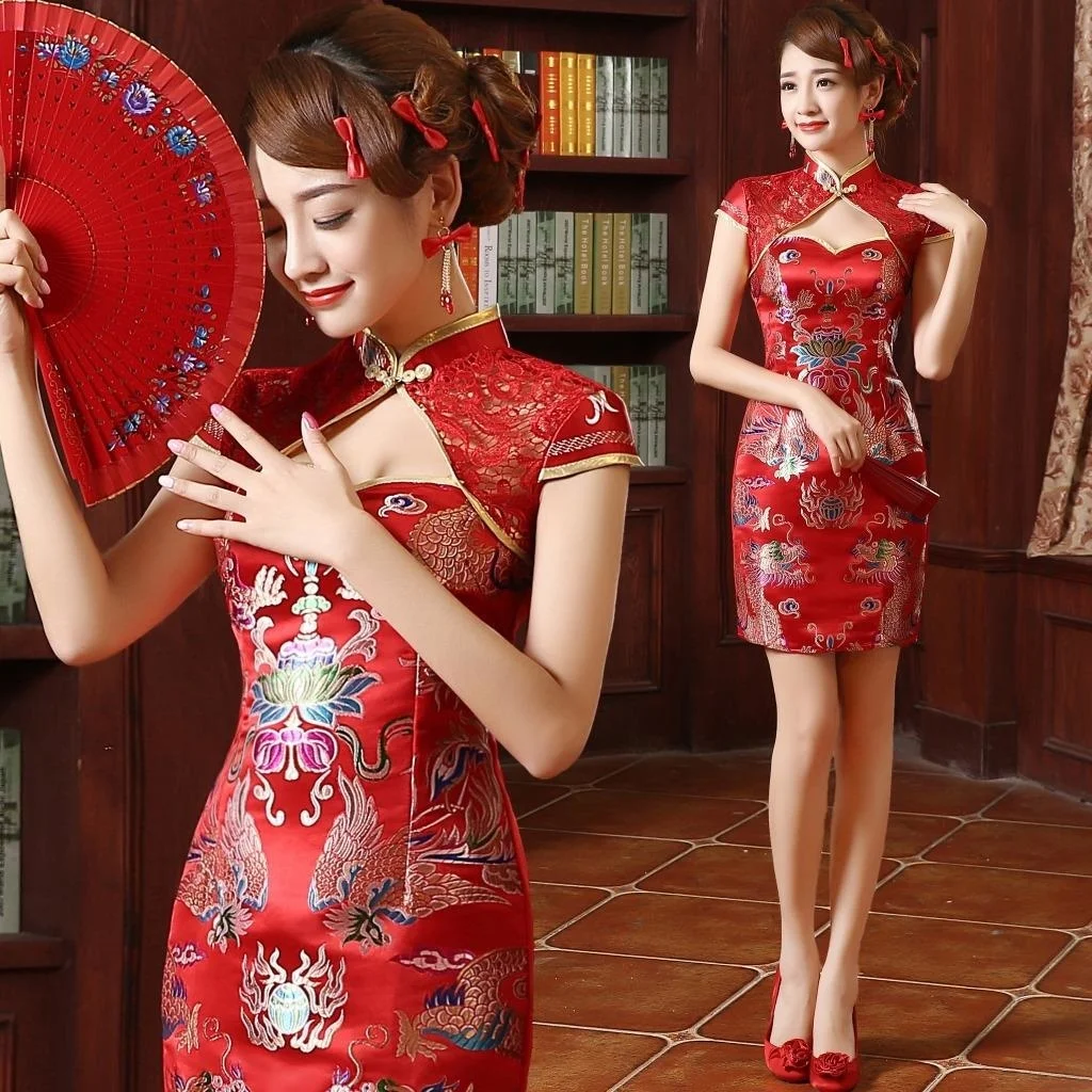 Китаянка В Красном Платье