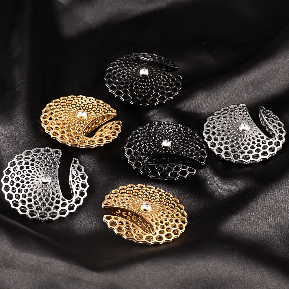 Vankula 10PCS Hollow Honeycomb Ear Weights Hangers Saddle Ear Plugs for Stretched Lobe Stainless Steel Piercing Body Jewelry
Vankula 10PCS Hollow Honeycomb Ear Weights Hangers Saddle Ear Plugs for Stretched Lobe Stainless Steel Piercing Body Jewelry