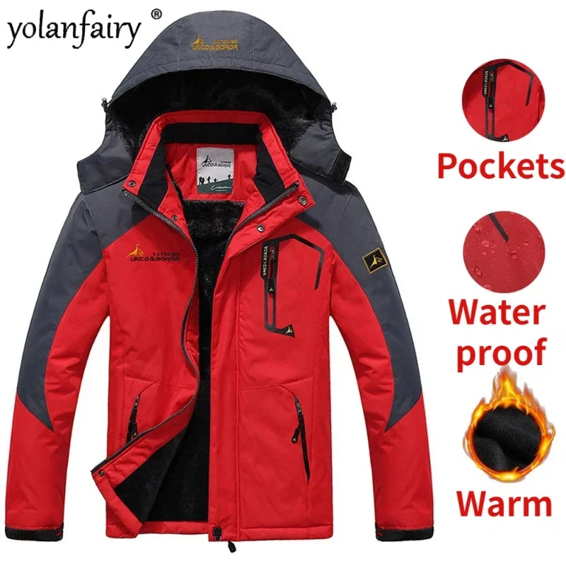 Winter Parka Men Windbreak Plus Thick Warm Windproof Fur Coats Male Military Hooded Anorak Jackets Men's Jaqueta
Winter Parka Men Windbreak Plus Thick Warm Windproof Fur Coats Male Military Hooded Anorak Jackets Men's Jaqueta