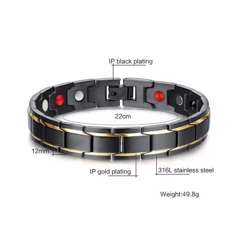 New Casual Style Men Magnetic Bracelet Simple Black Stainless Steel Bracelets For Arthritis Health Care Jewelry Gifts 1 Mallzona S715ca149f3ad447190d4052906bd1122S New Casual Style Men Magnetic Bracelet Simple Black Stainless Steel Bracelets For Arthritis Health Care Jewelry Gifts Mallzona
