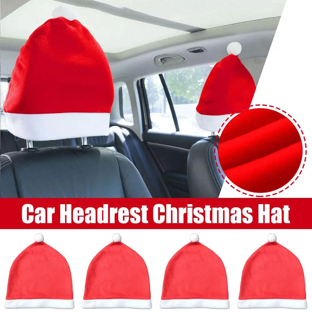 4/2pcs Santa Claus Hat Car Seat Headrest Cover Cute Car Decoration Accessories Christmas Car Decoration Suitable for Most C C5M9
4/2pcs Santa Claus Hat Car Seat Headrest Cover Cute Car Decoration Accessories Christmas Car Decoration Suitable for Most C C5M9